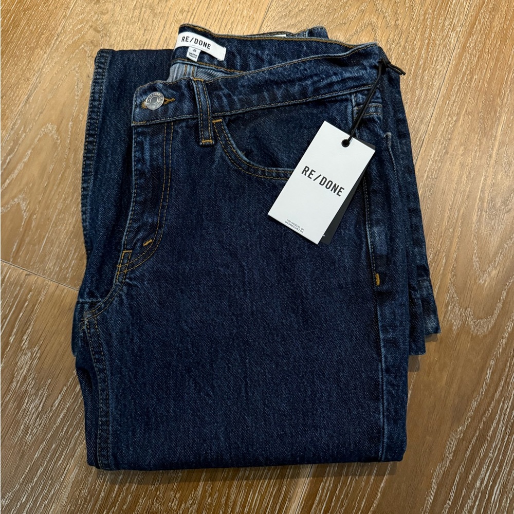 Re/Done Dark Blue Flare Jeans